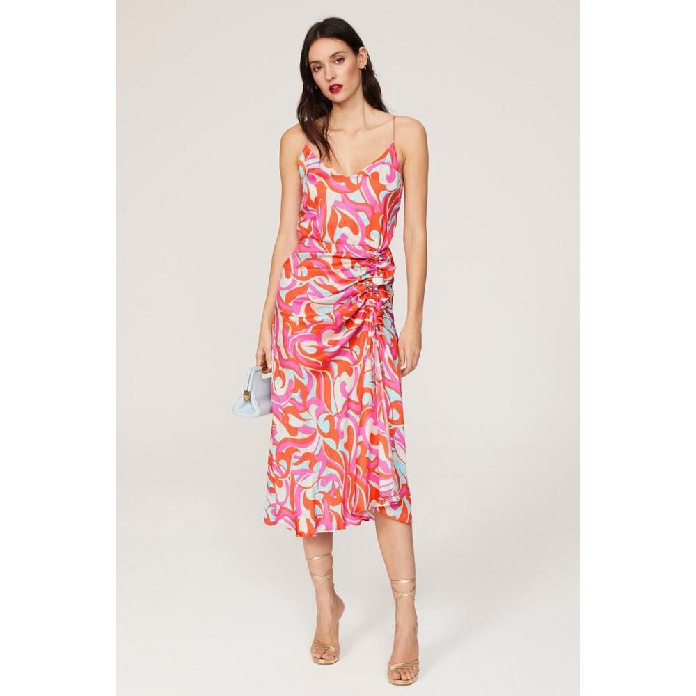 DELFI Collective Rory Dress Size M with Fabric Pull